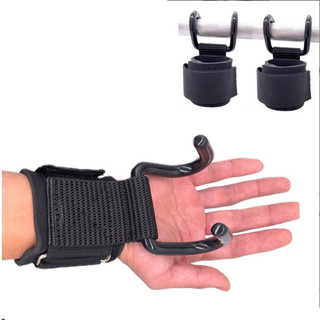 Dây quấn cổ tay có móc nâng tạ - Hỗ trợ kéo xà, tập lưng - B17