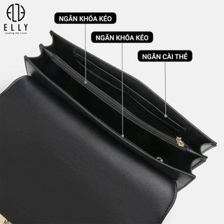 [Quà tặng giáo viên cao cấp sang trọng] Túi xách nữ cao cấp da thật ELLY – ET166