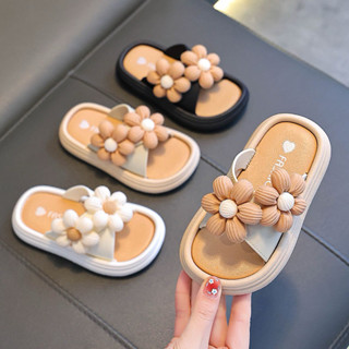 Dép lê hoa cho bé gái phom bánh mì siêu xinh