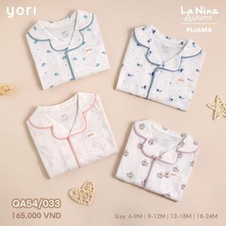 Bộ Pijama cộc tay cho bé trai, bé gái chất liệu Cotton