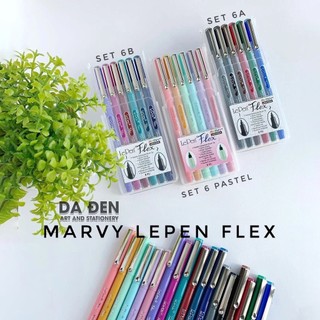 [DA ĐEN] Bút LePen Flex Đầu Brush Marvy 4800