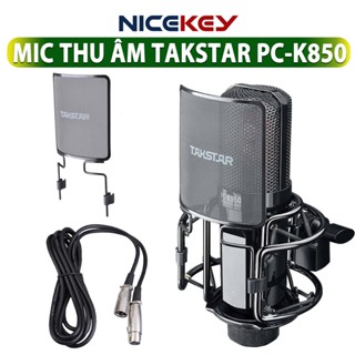  Mic Thu Âm Cao Cấp TAKSTAR PC-K850 Hát Karaoke Livestream Bán hàng Streamer Bảo Hành 12 Tháng 