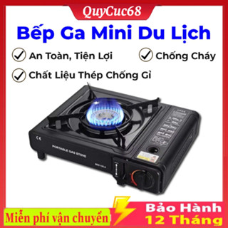  Bếp ga mini du lịch bếp gas sản xuất bằng thép không gỉ chịu nhiệt độ cao chống cháy nổ an toàn tiện lợi.. 