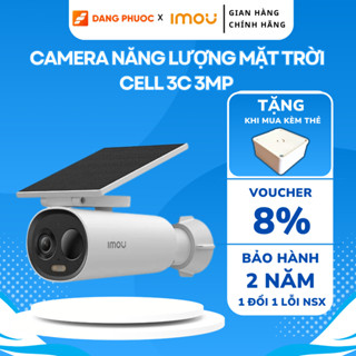 Camera IP Wifi ngoài trời IMOU Cell 3C K9DCP-3T0WE-V2 Camera Dùng Pin Tích Hợp Năng Lượng Mặt Trời