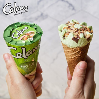 Kem Celano cone pistachio