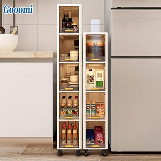  Gooomi 3-5 Tầng Tủ nhựa hẹp Có bánh xe ,Tủ Khe Hẹp Đựng Đồ Phòng Tắm ,tủ nhựa mini  kệ nhà tắm 