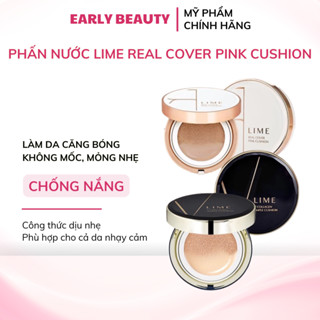 Cushion Phấn nước Lime Phấn nước kiềm dầu Hàn Quốc dưỡng ẩm cấp nước cho da căng bóng mịn màng, chống nắng SPF50+ PA+++