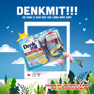 Viên vệ sinh máy giặt Denkmit Đức, viên tẩy lồng máy giặt, ngăn ngừa cặn vôi, tăng tuổi thọ máy giặt