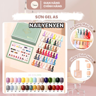  Sơn gel AS bán lẻ set 60 chai 15ml hàng chính hãng 