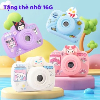 [Tặng thẻ nhớ 16G] Máy ảnh chụp thật cho trẻ em Disney Lotso dành cho bé cho chụp ảnh nét - Camera