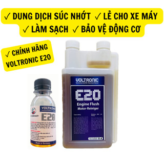 Dung dịch SÚC RỬA ĐỘNG CƠ VOLTRONIC E20 ENGINE FLUSH, Súc Nhớt, Làm Sạch Động Cơ Xe Máy Xe Ô tô