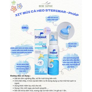 Xịt mũi cá heo Stérimar 100ml cho bé - Pháp - Bebe Sophie