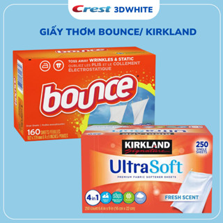  Giấy thơm quần áo Bounce Kirkland thơm và làm mềm vải CHÍNH HÃNG USA 