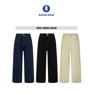 Quần Kaki Jeans ống suông Ver 1  Calem Club nhiều màu tôn dáng form unisex nam nữ