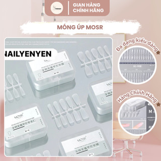  Móng úp MOSR hộp 100 móng chính hãng đẹp tự nhiên độ bền cao an toàn cho bề mặt móng tay và da 