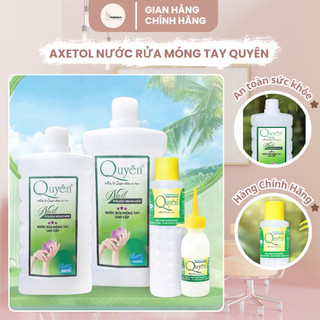  Axetol nước rửa móng tay QUYÊN chính hãng 125ml - 500ml -1000ml giúp lau gel an toàn hiệu quả 