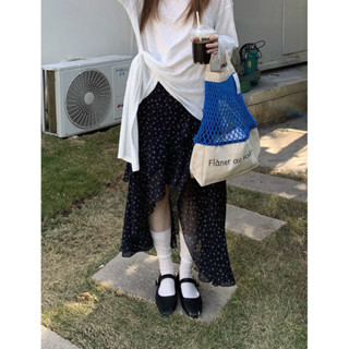 [CHAN BIGSIZE 55-85kg] Chân váy hoa nhí dáng dài phong cách ullzzang bigsize