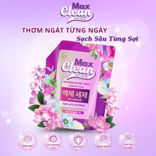  Nước Giặt Xả Quần Áo Max Clean - LiBái Thơm Mát Dịu Nhẹ Lưu Hương Quyền Rũ 