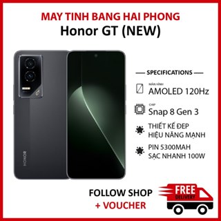 Điện thoại Honor GT Fullbox NEW RAM 12/256GB chip Snapdragon 8 Gen 3 màn AMOLED 1.5K 120Hz pin 5300 mAh