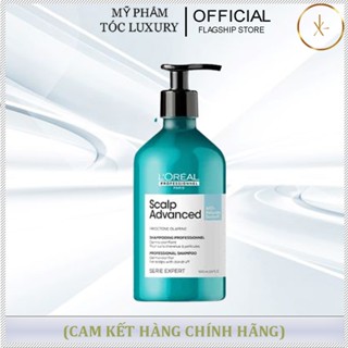  Dầu Gội Cân Bằng Dưỡng Chất Và Độ Ẩm Da Đầu Nhờn Loreal Scalp Advanced Anti-Gras Oiliness 500ml 