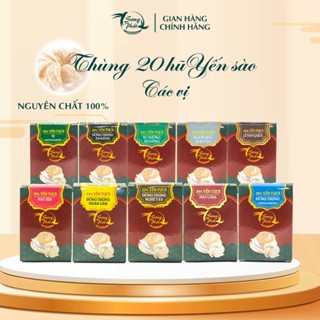 Thùng 20 hũ tổ yến chưng các vị Song Phát 70ml