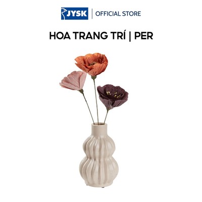 Hoa trang trí | JYSK PER | kim loại/giấy | tím | C40cm