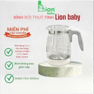  Phụ kiện  thay thế  Bình thủy tinh rời k kèm nắp Máy đun nước pha sữa Lion Baby  misan Bemi baby Coco bear domi baby 