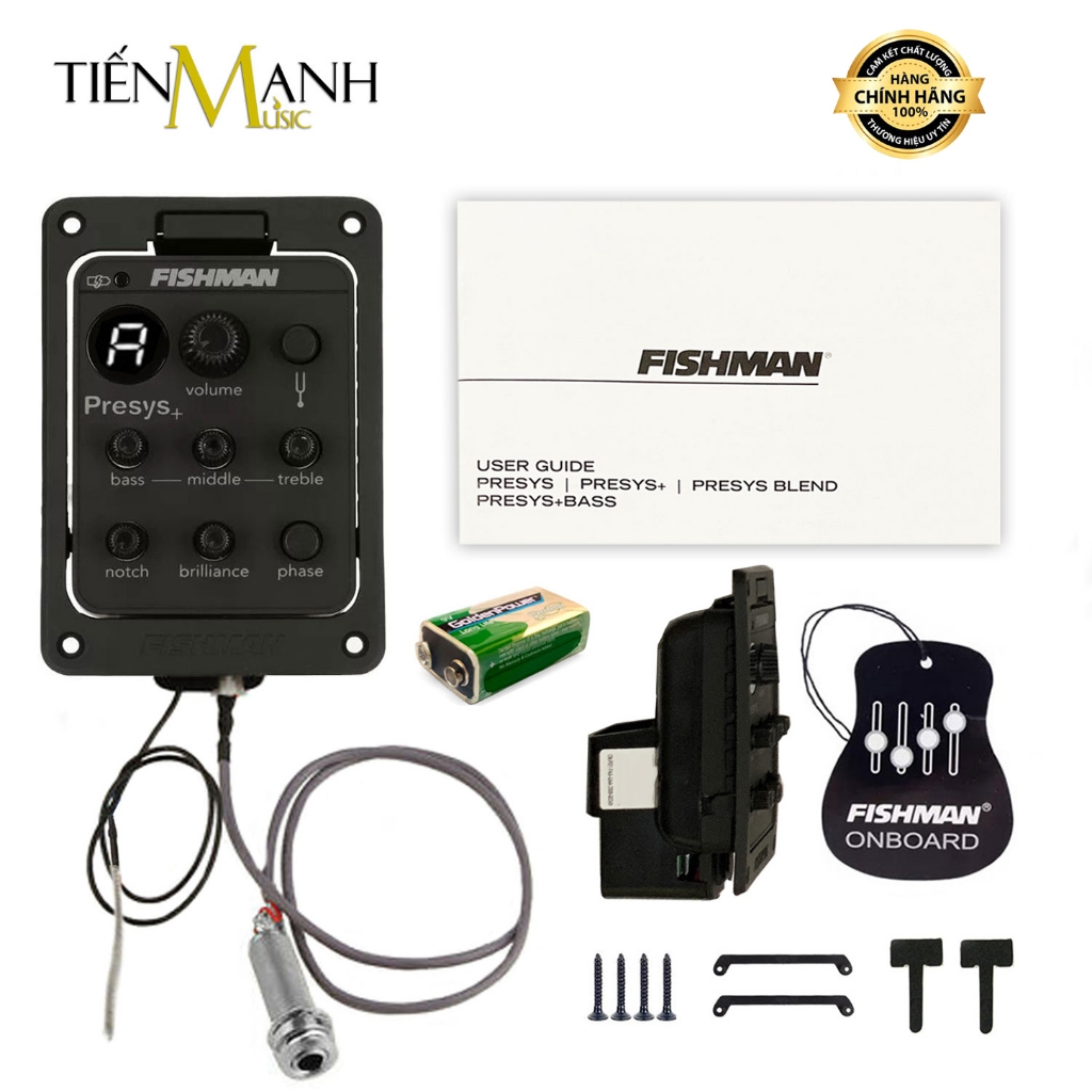[Chính Hãng] EQ Đàn Guitar Fishman PRO 201 - Presys Plus - Thiết Bị Thu Âm Thanh Cho Ghita PRO-201