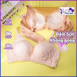  Áo ngực ren không gọng nâng ngực Sister hood 9727- Đệm dày 5cm thoáng khí Chất ren min Push up cho Nàng ngực nhỏ 