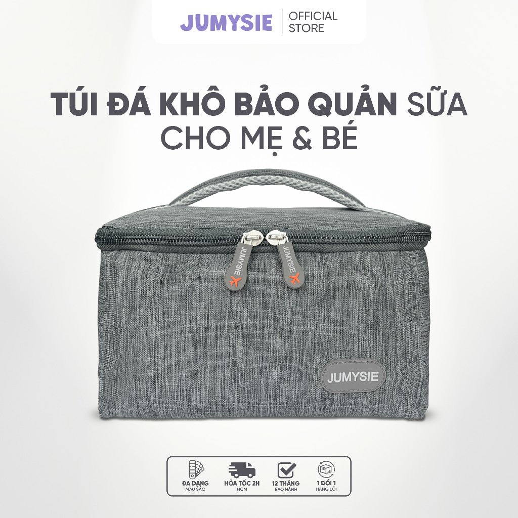  Túi Đá Khô Trữ Sữa Jumysie Cao Cấp - Giữ Lạnh Bình Sữa Bảo Quản Sữa Mẹ Tươi Ngon Tiện Lợi 