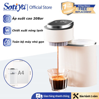 Máy Pha Cà Phê Mini 15Bar, Máy Pha Cà Phê Nhỏ Gọn Văn Phòng ZZUOM C180