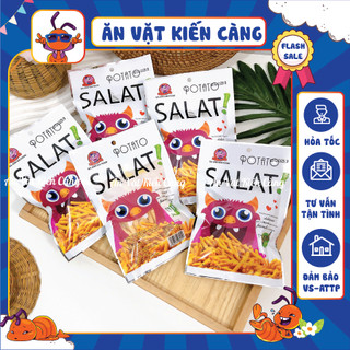  Combo Snack SALAT Potato Ba Anh Em Food Cay Cay Tuổi Thơ Que Tăm Cay đồ ăn vặt 