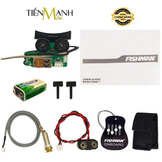   Chính Hãng Gold Jack  EQ Đàn Guitar Fishman Sonitone GT4 - Acoustic Preamp Pickup Thiết Bị Thu Âm Endpin 