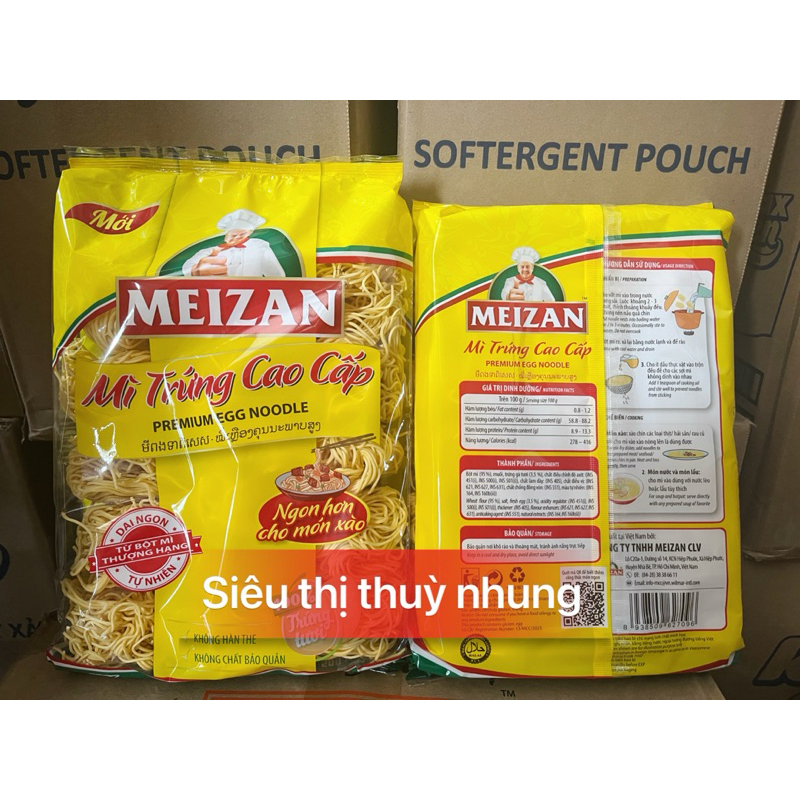 Mì Trứng/Bún Tươi Meizan Túi 200g-500g