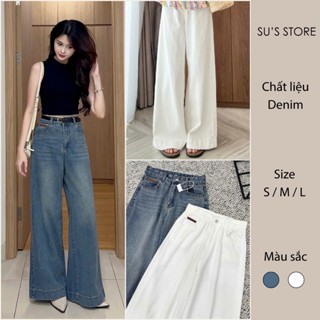 Quần Jean Nữ Ống Rộng Tag Da Susstore Q495 Thời Trang Nữ