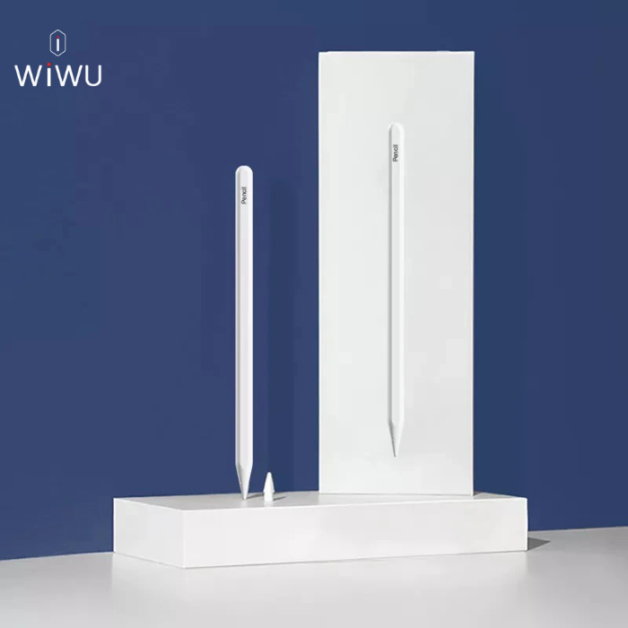 Bút cảm ứng WiWU pencil W Sạc Hít Cạnh Máy Chống Tì Tay Cho Ipad Cho IPad Pro 11 , 12.9 inch M1 , Ai