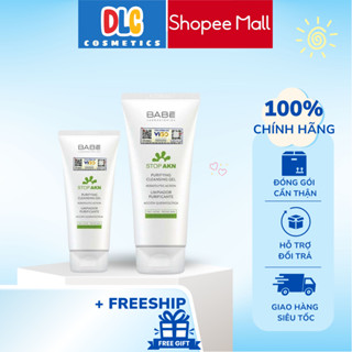 Sữa rửa mặt BABE Stop Akn Purifying Cleansing gel cho da dầu mụn 100ml - 200ml - myphamdlc