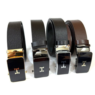 thắt lưng da trâu khoá lăn - thắt lưng nam da thật