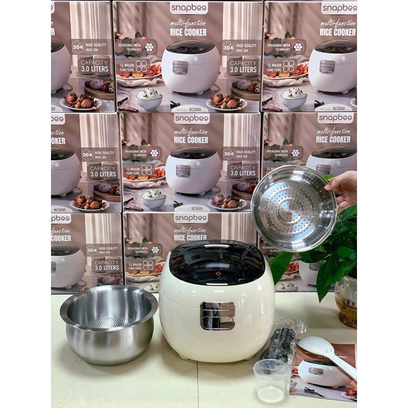 (BH 24 tháng) Nồi cơm tách đường đa năng Snapbee RC3000 PRO