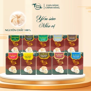 Combo Mix 6 hũ 70ml tùy chọn Tổ yến chưng Song Phát nguyên chất tốt cho sức khỏe