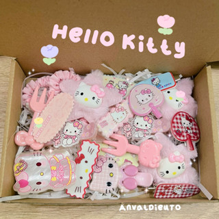 [Hàng sẵn HCM] Set quà kẹp tóc Hello Kitty siêu dễ thương tặng bạn gái bé gái lễ kỉ niệm quốc tế thiếu nhi