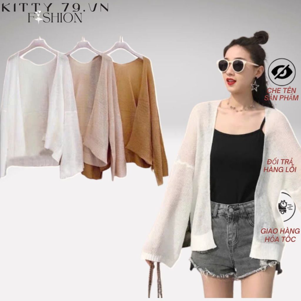 Áo Khoác Nữ Len Mỏng , Áo Khoác Nữ