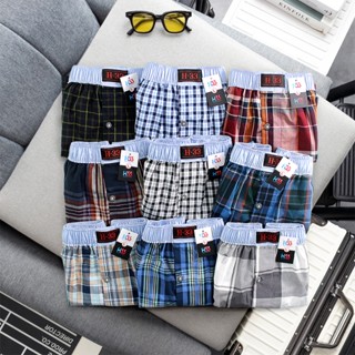  Quần Đùi Nam H33 Kate Cotton Caro Form Rộng Thoải Mái Size 45-95kg 