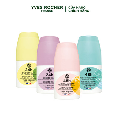 [Quà tặng không bán] Lăn khử mùi ngăn mùi suốt 24H - 48H Yves Rocher 50ml