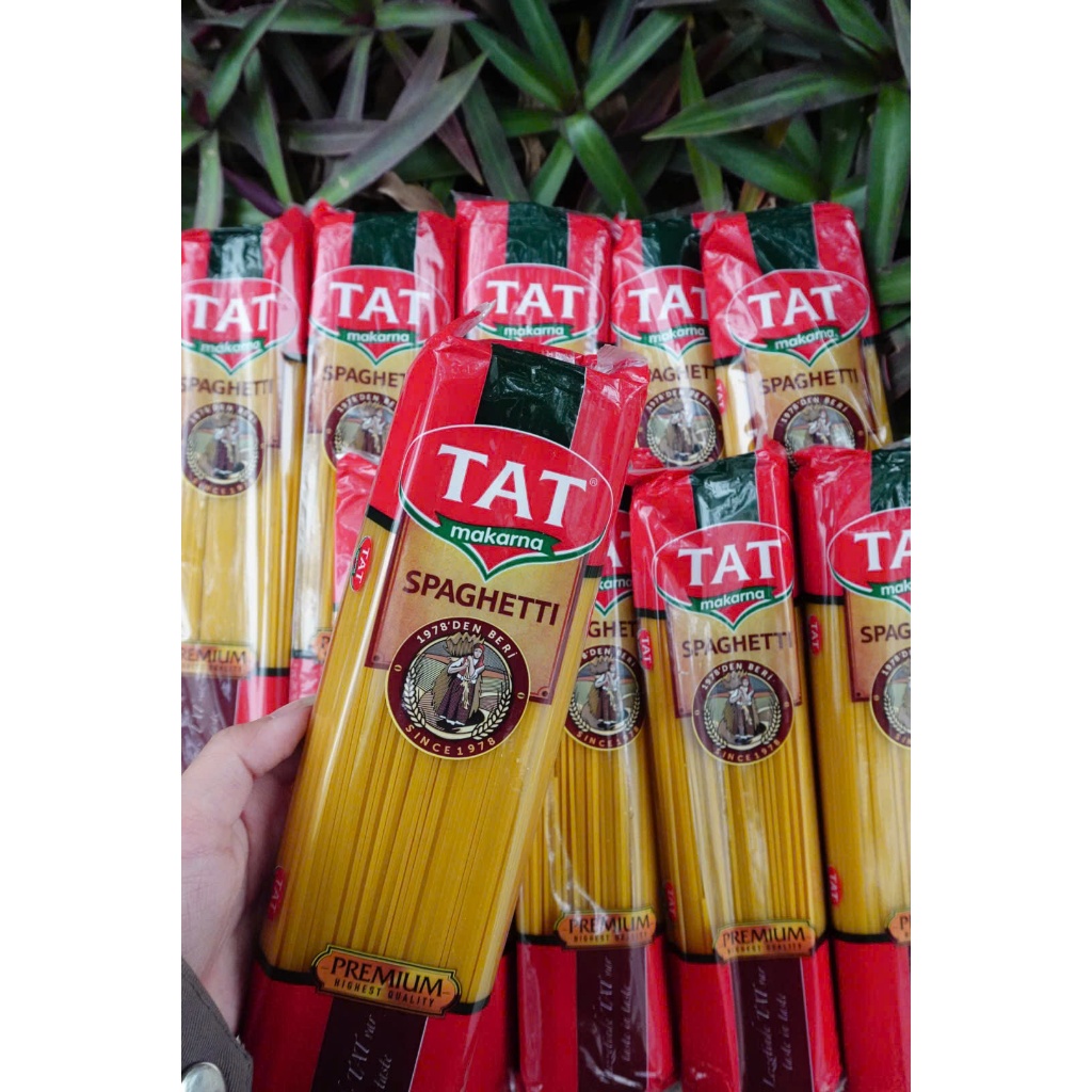 [Mì ý Kho Sỉ] 01 gói Mỳ Spaghetti nhãn hiệu TAT 500g, mì ý Sợi Tròn nhập khẩu