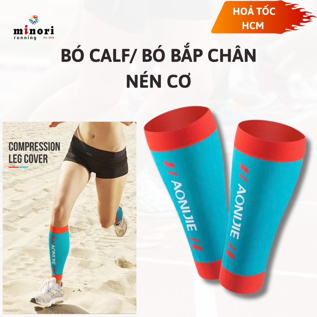 Bó Calf Chạy Bộ Ống Chân Aonijie E4405 Ôm Sát Thời Trang Siêu Thấm Hút Lực Nén Cơ Bắp Chuối