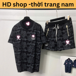 Bộ Quần Áo Nam Joeir Paris Mùa Hè In Logo Toàn Thân Full Áo Siêu Chất - Bộ Quần Áo Nam Nữ PSG Thêu Logo Cao cấp