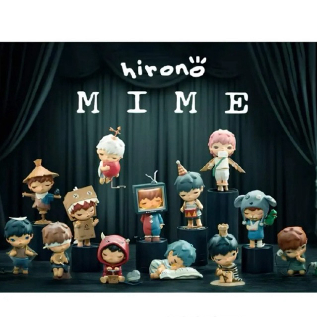 POPMART MÔ HÌNH HIRONO MIME VOL 4 BLINDBOX/CHECK CARD ( CHÍNH HÃNG SẴN HÀ NỘI )