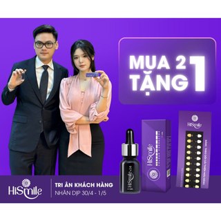  TRỊNH DUY x HISMILE Tinh chất trắng răng cao cấp HiSmile V34 - 10ml Mua 2 lọ tặng 1 lọ 