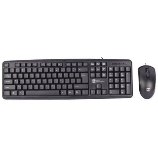 Combo bộ bàn phím và chuột có 2 dây usb r8 1901 màu đen
